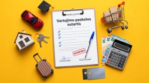 vartojimui skirta paskola